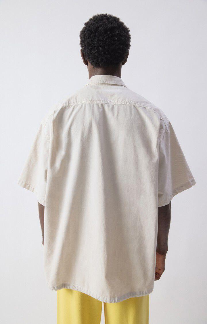 American Vintage Tysco Kurzarm Hemd Herren creme